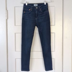 Agolde Jeans Sophie High Rise Ankle 25 Style A018-1044 Blue